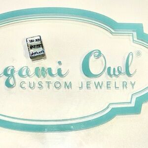 Origami Owl Silver Do You Like Me Yes No Romantic Note Necklace Bracelet Charm